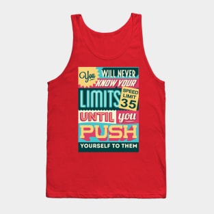 Motivational text Tank Top